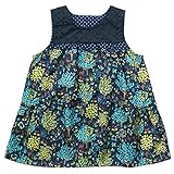 《初夏盛夏対応》(日本製) Pample Mousse(パンプルムース) 布帛総柄プリントノースリワンピース 95cm/NB NO.DP-72151