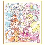 プリキュア 色紙ART 20周年special 3 [15.プリキュア集合4(ゴールド箔仕様)](単品)※色紙のみです。お菓子は付属しません。