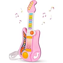 Amazon | キッズギター 2イン1 音楽玩具 ピアノ 子供用 エレキ