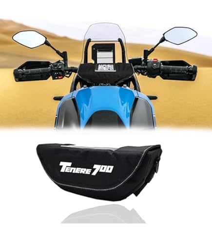 テネレ700 / Tenere700 ヘプコ&ベッカー カスタム に適合するテネレ 700 テネレ700用 バイク用ツールバッグ 防水・防塵 便利な旅行用ハンドルバーバッグアクセサリー