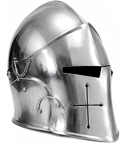 Amazon | Viking Visored Barbuta バトルナイトヘルメット ブラック