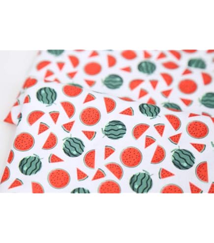 Amazon | Timeless Treasures Watermelon Fabrics リアルなスイカ生地