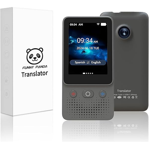 Amazon.co.jp: 翻訳機×ChatGPT搭載の最新AI翻訳機 WiFiなしでも使える