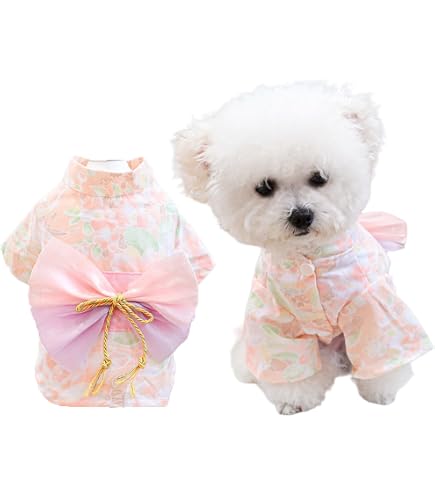 Amazon.co.jp: リアル 戌壱 浴衣 さつき 和服 ドッグウェア 犬服