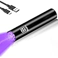 Majen Black Light, UV Flashlight, 2025 Enhanced Edition, Ultraviolet LED, Wavelength 365 nm, Built-in Battery, USB Rechargeable, Small Size, Resin Curing Light, Pet Urine Detector, Minerals, Appraisal