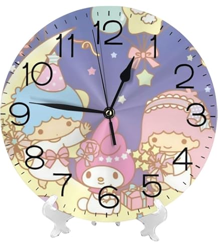 Amazon.co.jp: リトルツインスターズ キキララ 掛け時計