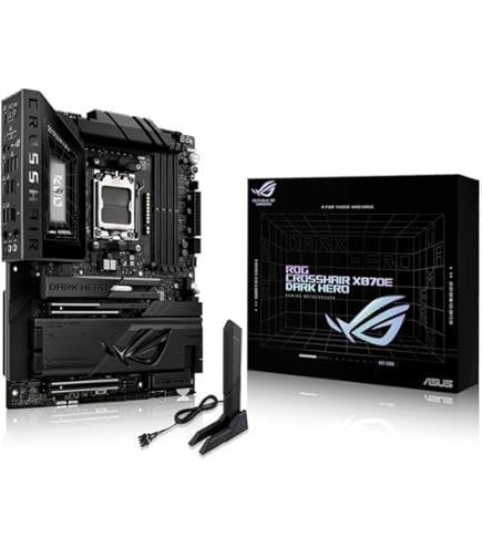 Amazon | ASUS ROG Crosshair X870E Dark Hero ATX マザーボード、20+2