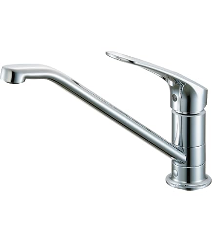 Amazon.co.jp: SANEI キッチン用 シングルワンホール混合栓 浄水器付
