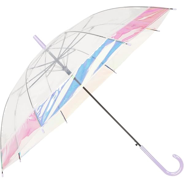 Amazon | [スーツケースカンパニー]オーロラ ビニール傘 雨傘 長傘