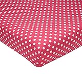 Sadie & Scout - Polka Dot Crib Sheet Crib Sheet by Crown Crafts