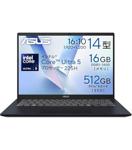 Amazon.co.jp: ASUS ノートパソコン Vivobook 14 X1607CA 16