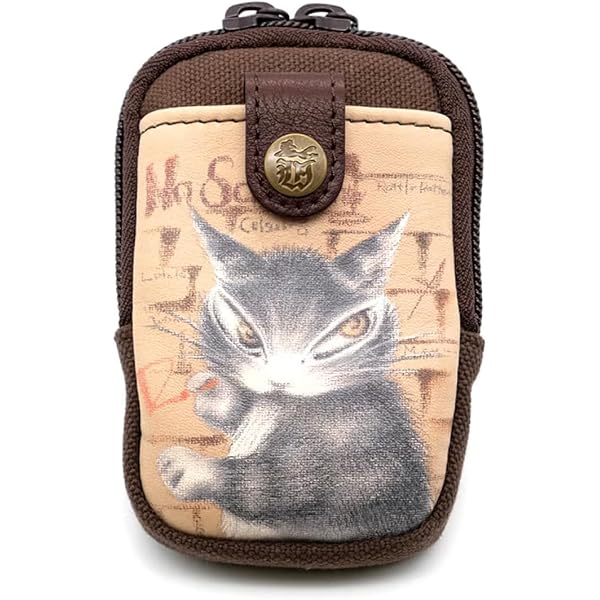 Amazon | [わちふぃーるど] 猫のダヤン ダヤン 本革 マイ