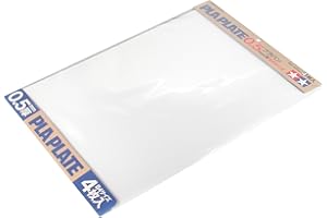 タミヤ(TAMIYA) 楽しい工作シリーズ No.123 白色プラバン 0.5mm厚 B4サイズ 4枚入 工作素材 70123