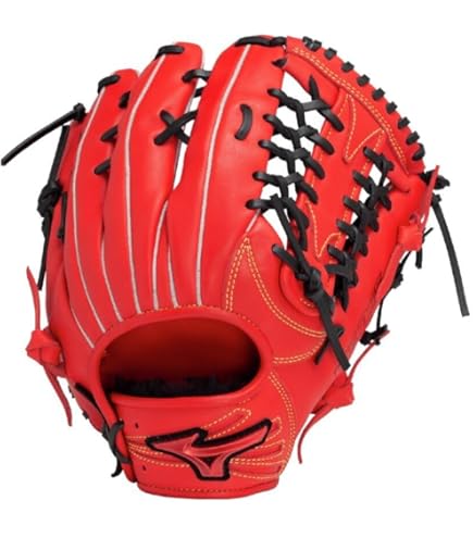 ミズノ レッドグローブ Mizuno Global Elite 軟式グローブ レッド MIZUNO (ミズノ
