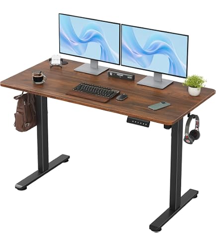 Amazon.co.jp: 昇降デスク 電動 幅 120× 奥行 60cm 高さ 70-115cm