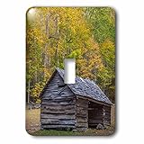 Danita Delimont – アパラチア – テネシー州、Great Smoky Mountains、トウモロコシCrib atジム・ベイルズPlace – 照明スイッチカバー – シングルトグ