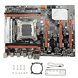 X79‑P3 コンピュータマザーボード DDR3 LGA2011 ATX ケース用ゲーミングメインボード、SATA3.0/2.0 M.2 NVME SSD 搭載マザーボード、4 DDR3 RAM、ギガビットアダプティブ NIC