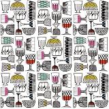 マリメッコ(marimekko) 壁紙 14100 キッピス KIPPIS 幅70cm マルチ (1m単位で切り売り) Essential(定番シリーズ)