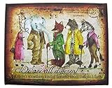 "Positive Sayings" Artwork on Canvas Made in the USA (Animals) [並行輸入品]