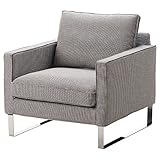 IKEA(イケア) MELLBY エルドリス ブラック/ホワイト 29894382 アームチェア、エルドリス ブラック/ホワイト