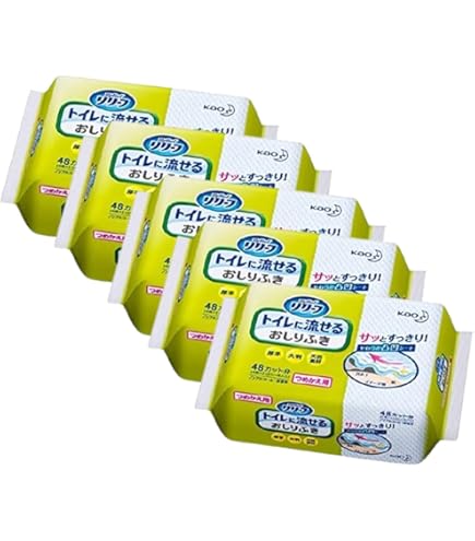 大王製紙　エリエール　トイレに流せるおしりふき　48個セット Amazon.co.jp: 花王(Kao) リリーフ トイレに流せるおしりふき つめかえ