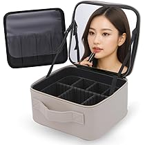 美顔器 収納ポーチ 箱付き 楽天市場】ミラー付き 化粧ポーチ メイクポーチ コスポーチ 鏡