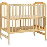 カトージ ハイポジションベビーベッド レギュラー 腰に負担をかけないハイタイプ (Beige)