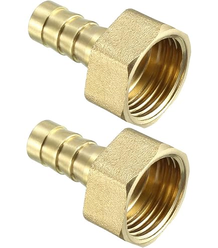 Amazon.co.jp: uxcell 真鍮クイックカプラ 1/2BSPメススレッド 6mm 