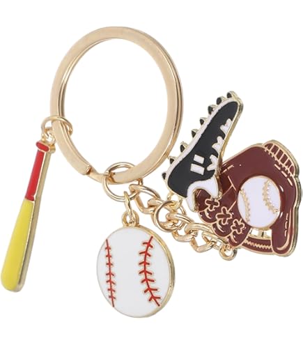 Amazon.co.jp: 野球 キーホルダー 一球入魂 4色 グラブ・ボール