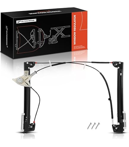 Drop-In Fit: TRQ Power Window Regulator & Motor Combo For International Trucks (Passenger Side, Front)