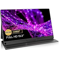 ✨最新版13.3インチモバイルモニター✨ EVICIV♡‎EVC-1301 ✨ Amazon.co.jp: [電工石火］ モバイルモニター 13.3インチ 1920