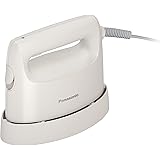 パナソニック 衣類スチーマー パワフルスチーム コンパクト 軽量 プレスもできる2WAY 脱臭 除菌 アイボリー NI-FS430-C