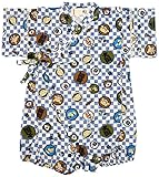 村信 お相撲さん柄 甚平風ロンパス 男児 オフ 70cm 71731 日本製