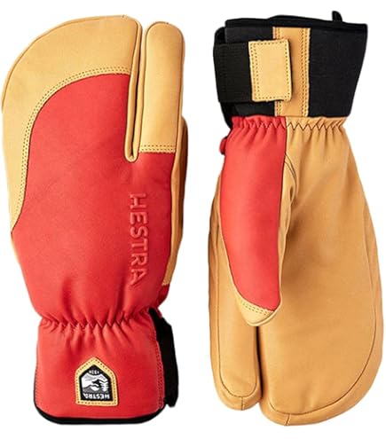 HESTRA ３フィンガーレザーグローブ サイズ８ HESTRA 3-Finger GTX Full Leather - サッポロスキッド