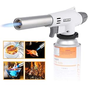 トーチバーナー アウトドア ガスバーナー 1300℃ 炎調整可能 炙り 料理 バーベキュー 炭の火越し 凍結解氷 釣り…