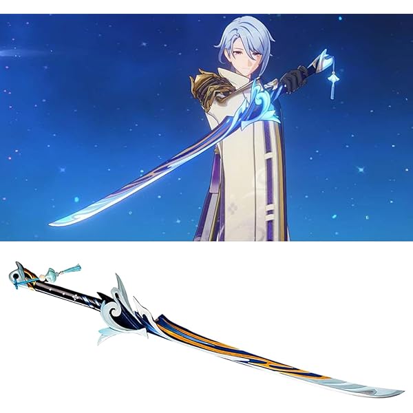 Amazon.co.jp: [COO-Ray] 原神 神里綾人 コスプレ道具 波乱月白経津