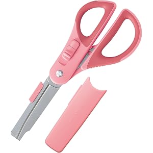 コクヨ ハサミ 2Way ハコアケ グルーレス刃 ピンク ハサ-P410P