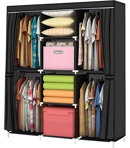Amazon｜ワードローブ 大容量ストレージ クローゼット衣類収納