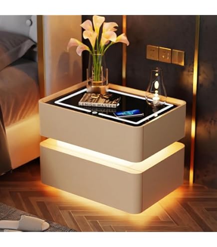 Amazon.co.jp: TPTBON パスワードロック スマートナイトスタンド、自動