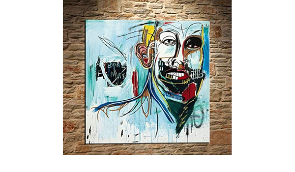 Amazon Co Jp 海外限定 ジャン ミシェル バスキア Jean Michel Basquiat 大型サイズあり キャンバス ポスター 美術品 絵画 40 40cm ホビー 通販