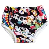 Potty Training Underwear Pants for Toddler / Bamboo Inner, Sea by Ecoable