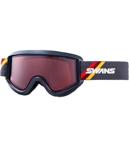 Amazon | [スワンズ] 日本製 スノーゴーグル V4 ブイフォー V4-MPDH
