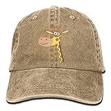 大人 デニム キャップジラフ キリン モー モー アニマル柄 デザイン 大人気 登山 ハット UVカット 紫外線対策 日よけ 小顔効果 プリント付き 無地 ベージュ