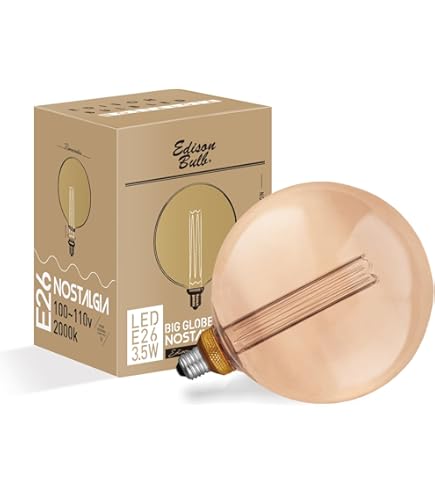 Amazon | 【3年保証 フィラメントLED電球「Siphon」ボール125 LDF001D