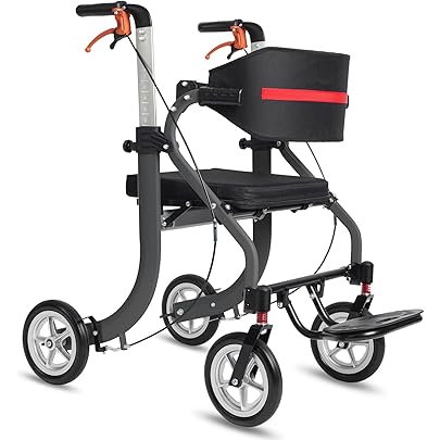 Amazon | KMINA - 歩行器 高齢者用 室内・室外兼用 介護用 多機能椅子