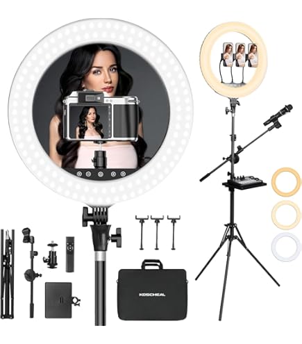 Amazon | Phottix Kali50 LED Light Twin Kit Set 撮影用ライト 2灯