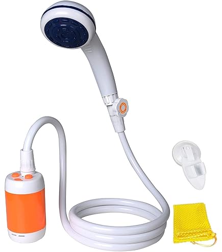 Amazon | ポータブルシャワー 、アウトドアシャワー、 電動シャワー