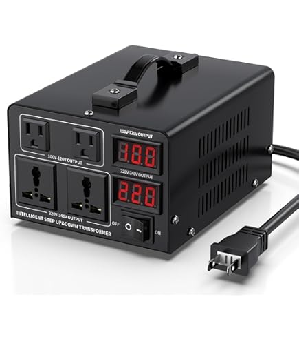 Amazon.co.jp: 100V⇒220V~240V 1.5KVA 単相単巻トランス 東栄変成器