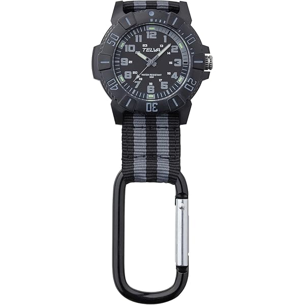 Dakota ダコタ LEDライト付き カラビナウォッチ ブラック×ブルー 並行輸入品 DAKOTA WATCH [ダコタ] Dakota LEDライト付き ミニクリップ