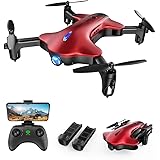 DBPOWER ドローン 1080Pカメラ付き 折りたたみ式 ホバリング 小型 FPV 安定性 国内認証済み 高度維持 ヘッドレスモード ワンキー離陸/着陸 IOS/Androidサポート 2.4GHz 3Dフリップ 初心者向き 軽量 父の日ギフト